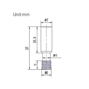 Befenybay 10 piezas de acero inoxidable M6 rosca HeatBreak_2
