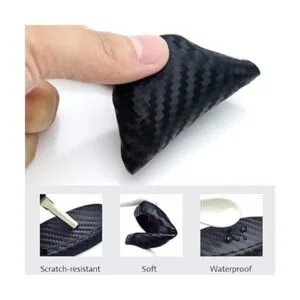 iJDMTOY Funda de silicona suave con acabado de fibra de_3