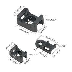 XINGYHENG 120 bases de montaje para cables de 3 valores_3