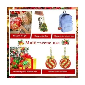 EPDPLAY Kits de llaveros de pintura de diamantes de_5