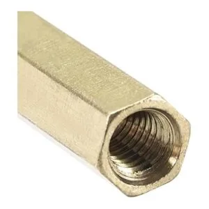 uxcell M6x50mm hembrahembra hexagonal de latón PCB placa_4