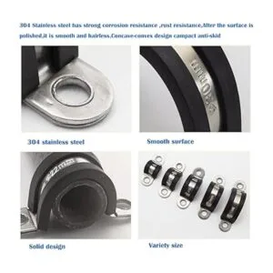 WYSIWYKA 10 abrazaderas de correa de tubo en U de 1.024_5