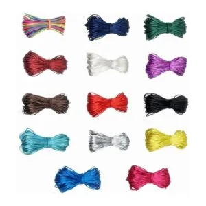 ZhXu Shuo Cordón de nailon satinado de 0.079 in cordón de_5