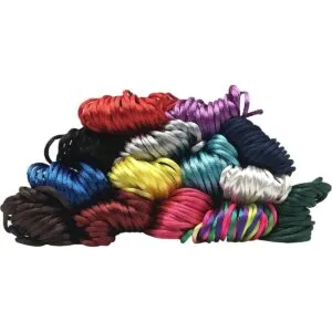 ZhXu Shuo Cordón de nailon satinado de 0.079 in cordón de_3