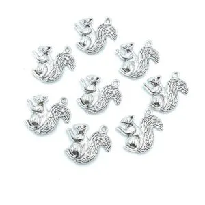 30 dijes de aleación de ardilla con forma de animal para_4