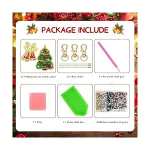 EPDPLAY Kits de llaveros de pintura de diamantes de_3