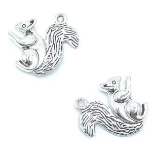 30 dijes de aleación de ardilla con forma de animal para_3