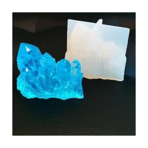 6 moldes de resina de silicona en racimo de cristal_5