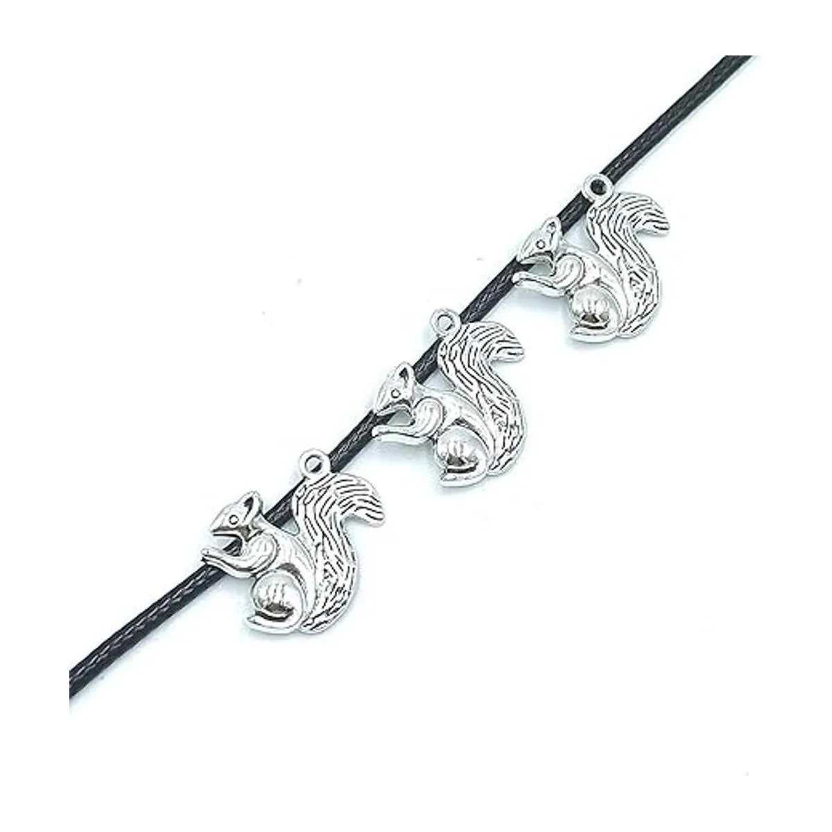 30 dijes de aleación de ardilla con forma de animal para_2