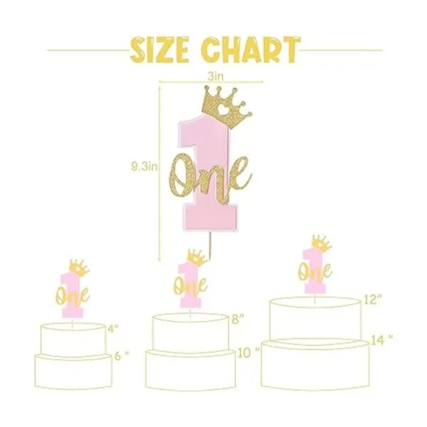 Un adorno para pastel para niñas Decoración de pastel_5