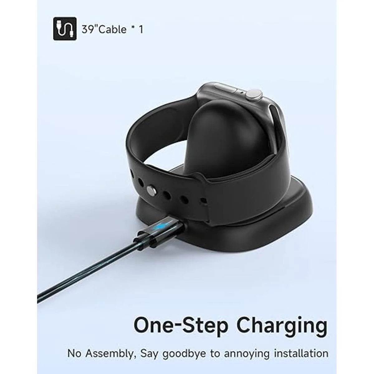 NEWDERY Soporte de cargador para Apple Watch cargador_5