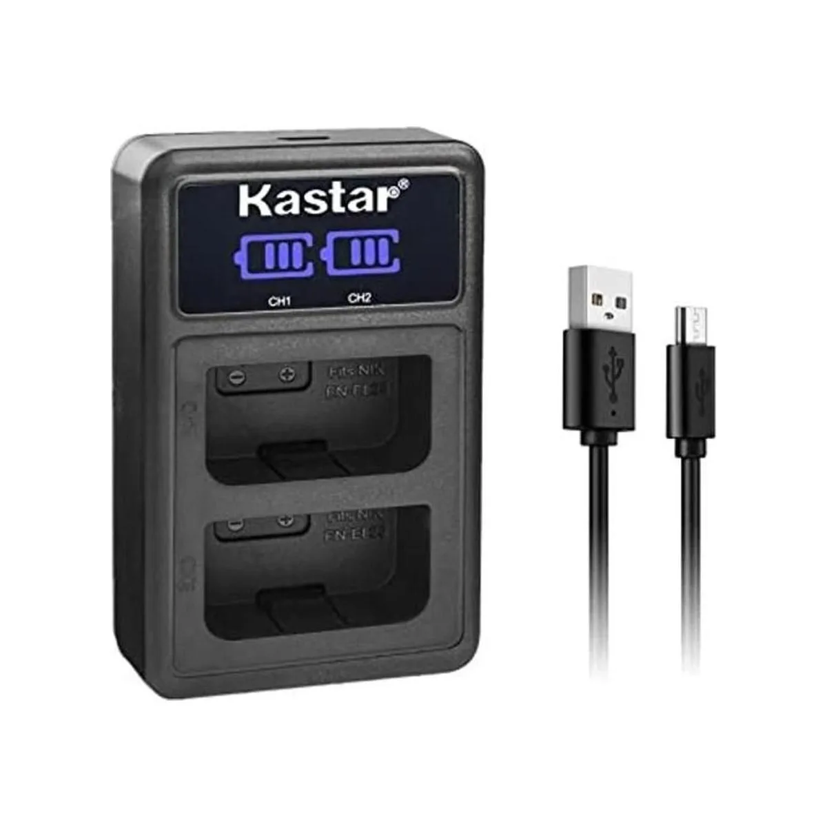 Kastar ENEL25 Cargador de batería USB para Nikon 4241_1