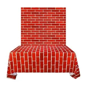 PHOGARY 3 manteles de ladrillo rojo telón de fondo de_7