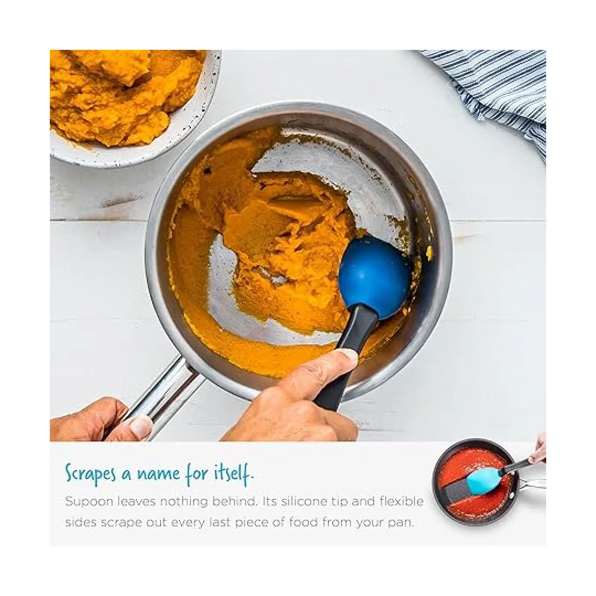 Dreamfarm Supoon Cuchara de silicona antiadherente para_4