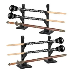 Juego de 2 soportes para varita de mago de madera soporte_3