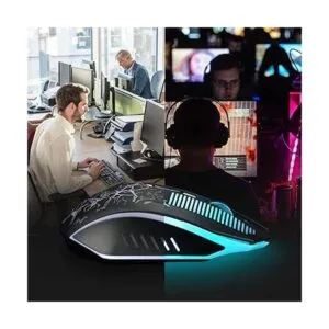 Mouse inalámbrico para juegos recargable con_6