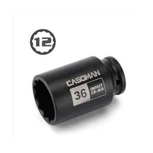 CASOMAN Enchufe de impacto CRMO de 12 pulgada x 1.417 in_2