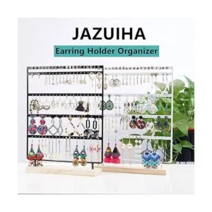 Organizador de aretes de 5 capas 100 agujeros soporte de_2