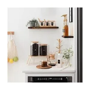 Black Minimalist Pantry Labels Coffee Bar Coffee Labels_6