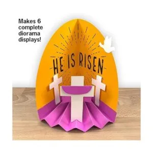 FreshCut Crafts Diorama de Pascua 3D para niños paquete_3