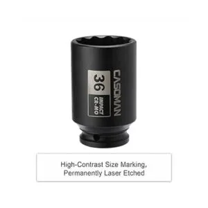 CASOMAN Enchufe de impacto CRMO de 12 pulgada x 1.417 in_6