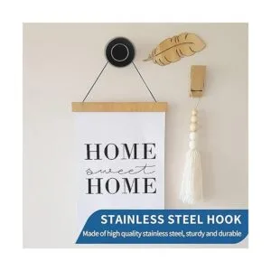 Cionyce 6 ganchos para toallas de baño de acero_5