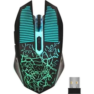 Mouse inalámbrico para juegos recargable con_1