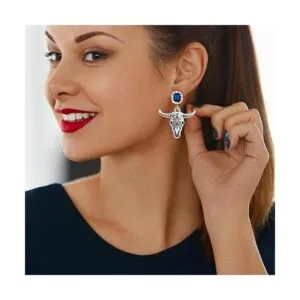 50 dijes de calavera de vaca hueca de plata antigua_5