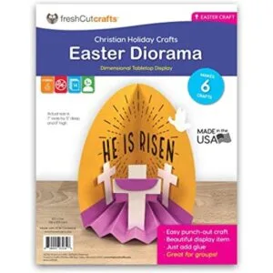 FreshCut Crafts Diorama de Pascua 3D para niños paquete_1