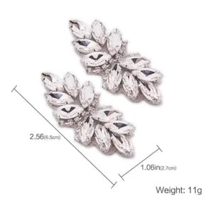 2 piezas de apliques de cristal de diamantes de imitación_2