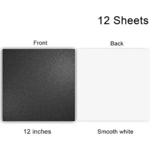 YINUOYOUJIA Papel de cartulina con purpurina negra 12_2