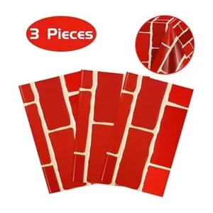 PHOGARY 3 manteles de ladrillo rojo telón de fondo de_2