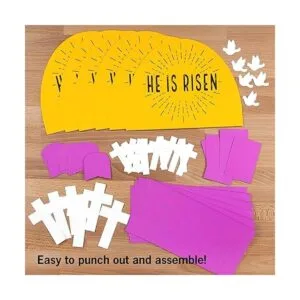 FreshCut Crafts Diorama de Pascua 3D para niños paquete_2