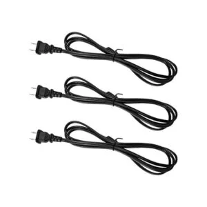 Paquete de 3 cables de lámpara con enchufe moldeado cable_1