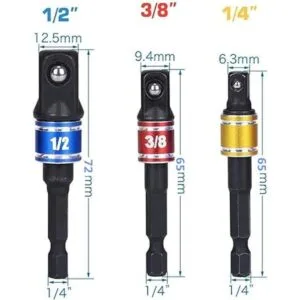 Juego de extensión de adaptador de enchufe de grado_3