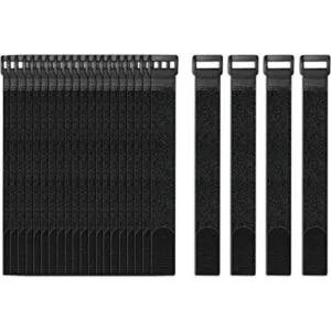 Correas de cable de fijación reutilizables paquete de 24_1