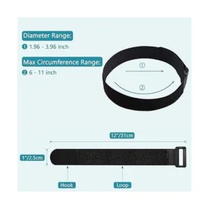 Correas de cable de fijación reutilizables paquete de 24_3