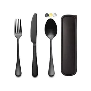 Portable Utensils Set with Case Travel 188 Stainless_1