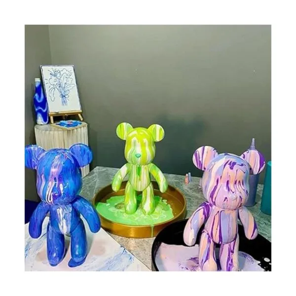 HANDA Juego de pintura de oso fluido para manualidades_5