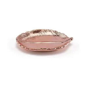 FairDeco Bandejas de cerámica galvanoplastia de hojas de_2