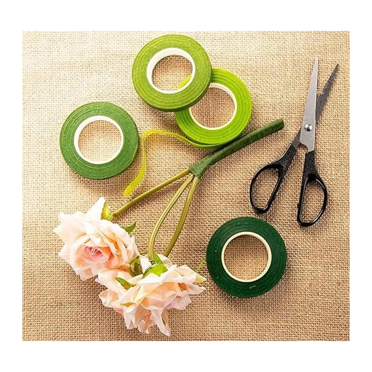 Juvale Cinta floral paquete de 12 cintas de floristería_3