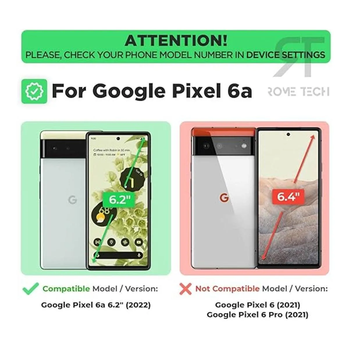 Rome Tech Funda con clip para cinturón para Google Pixel_2