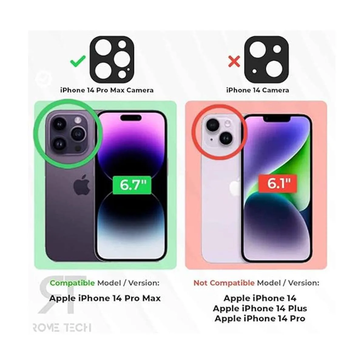 Rome Tech Funda con clip para cinturón para Apple iPhone_2