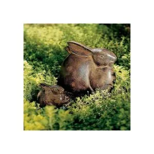 Achla Designs Moon Bunny Estatua de jardín talla S_2