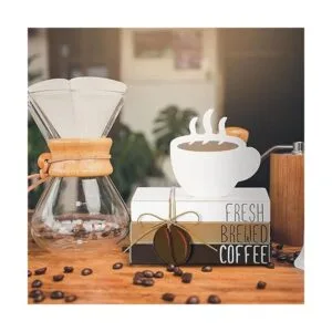 4 piezas de decoración de barra de café mini letrero de_6