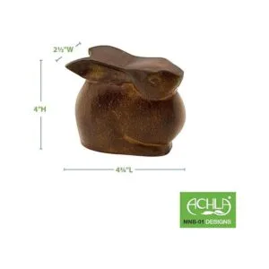 Achla Designs Moon Bunny Estatua de jardín talla S_3