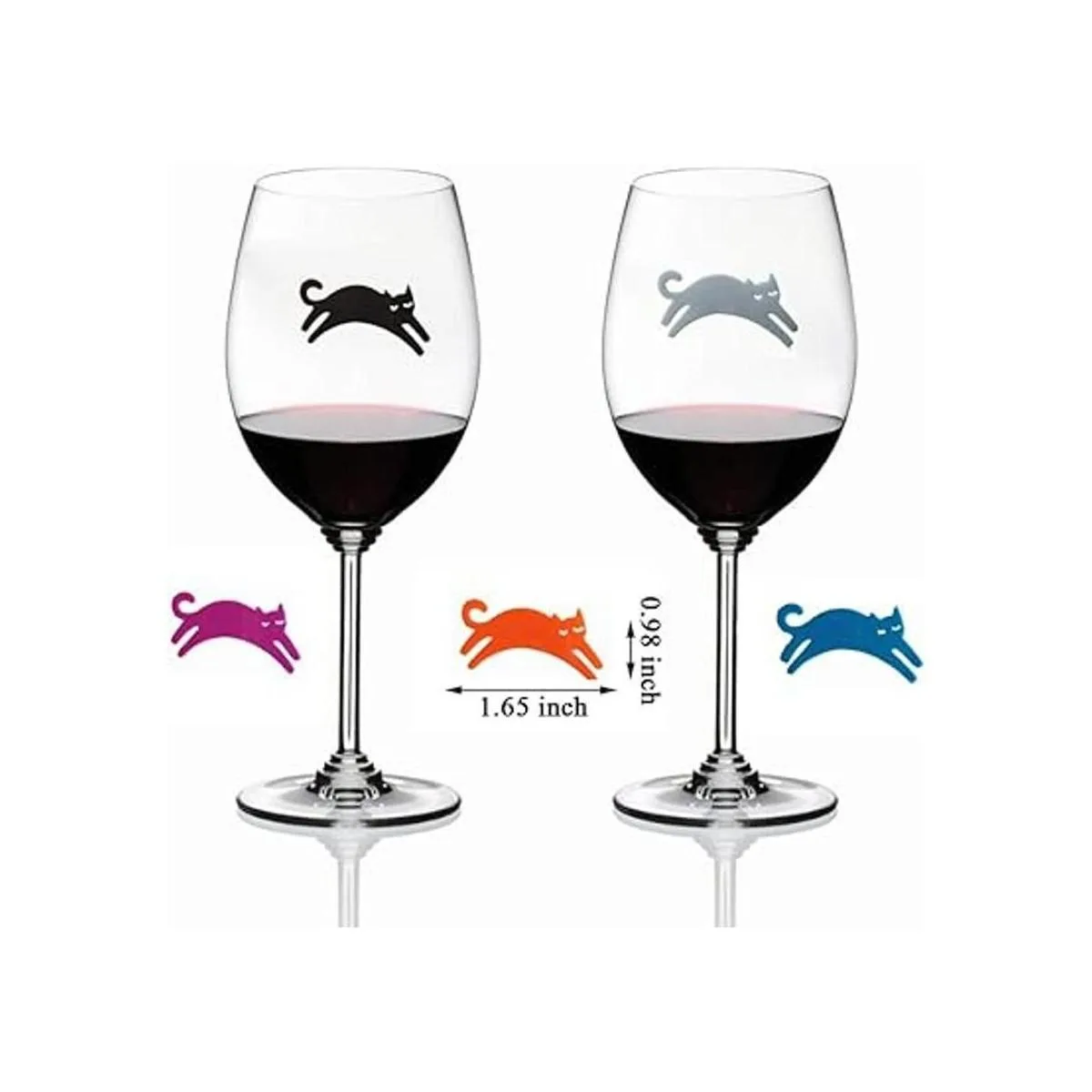 WZT 30 marcadores de silicona para bebidas de vino y copas_2