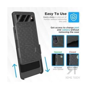 Rome Tech Funda con clip para cinturón para Google Pixel_4