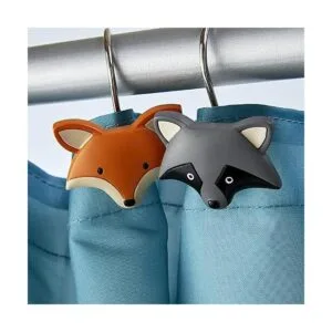 SKL Home Forest Animals Juego de ganchos para cortina de_2