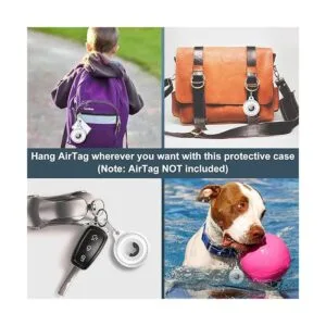 Paquete de 4 fundas impermeables IPX8 para AirTag con_2